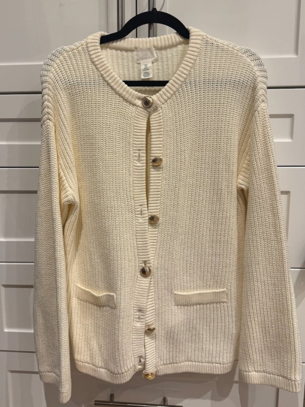 H&M Cream Cardigan size S